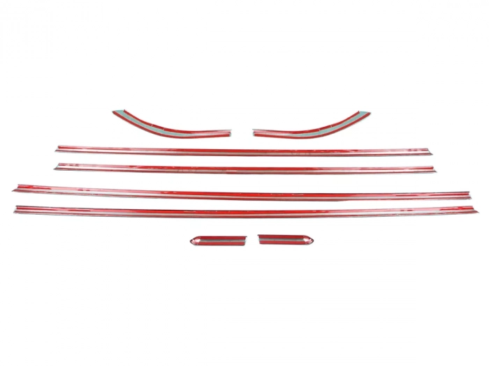 Хром нижние молдинги окон Ford Mondeo Mk5 (14-22) Sedan 4