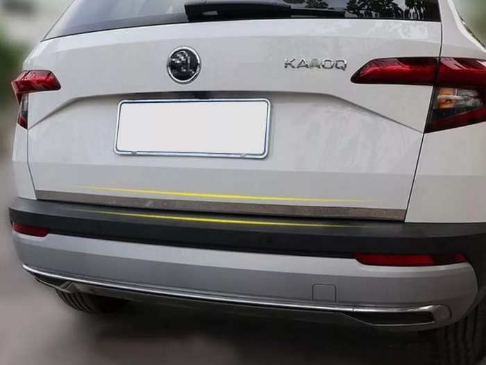 Хром на кромку багажника Skoda Karoq (NU7; 17-) 7
