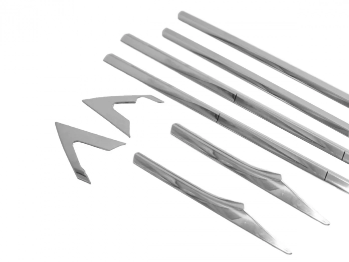 Хром нижние молдинги окон Honda Civic X (16-21) Sedan 2