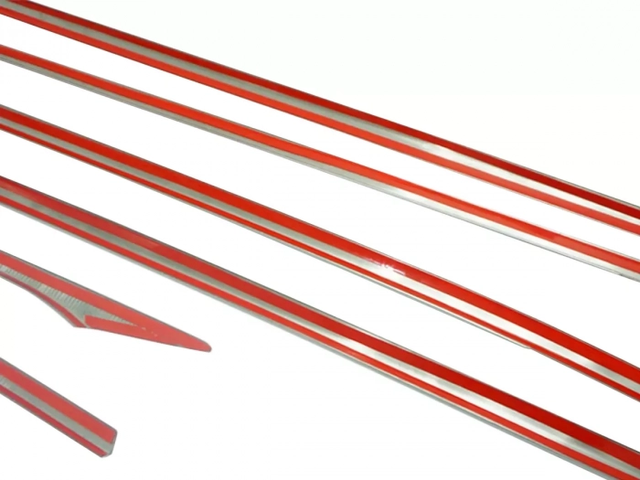 Хром нижние молдинги окон Honda Civic X (16-21) Sedan 3