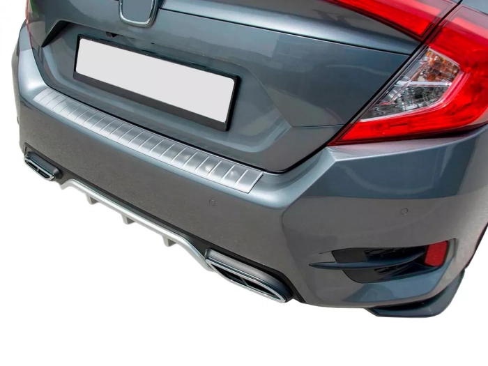Накладка на задній бампер Honda Civic X (16-21) Sedan - Omsa 4