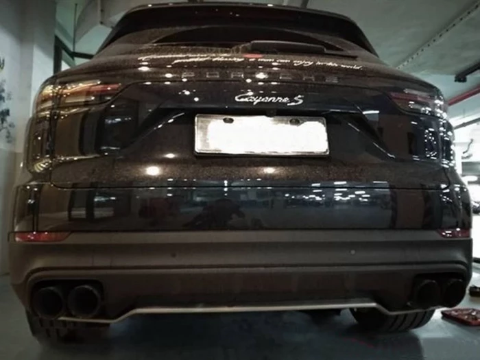 Накладки под бампер Porsche Cayenne III (18-) 6