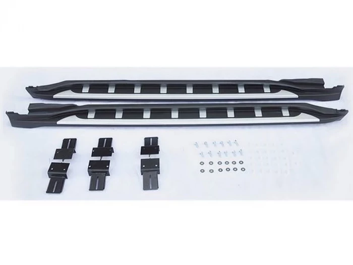 Пороги боковые Honda HR-V II (15-21) - алюминиевые 8