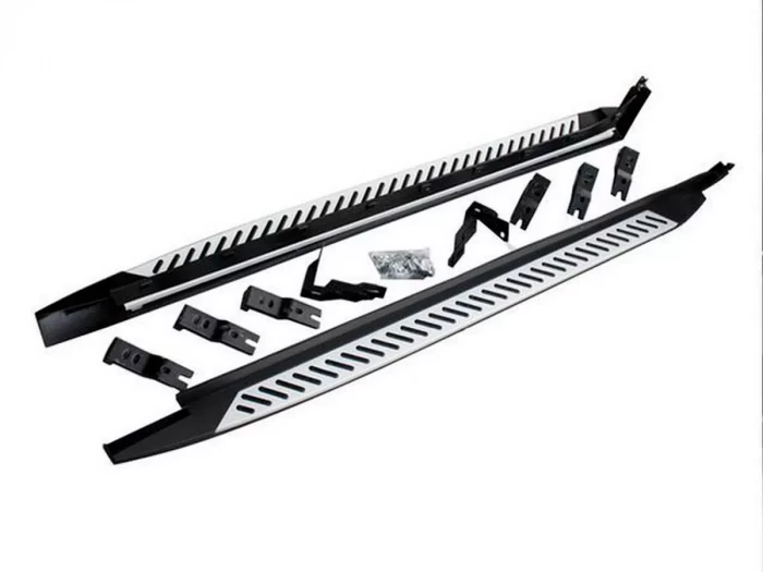 Пороги бічні BMW X3 F25 / X4 F26 - оригінал стиль смужками 2