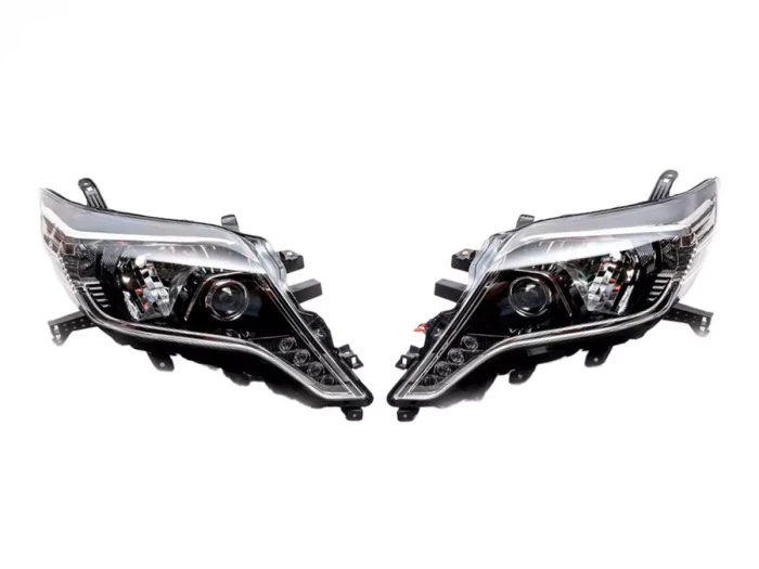 Фары Toyota LC J150 Prado IV (14-17) - LED DRL (без AFR) 2
