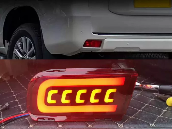 Габариты заднего бампера Toyota LC J150 Prado IV (18-23) - LED 4