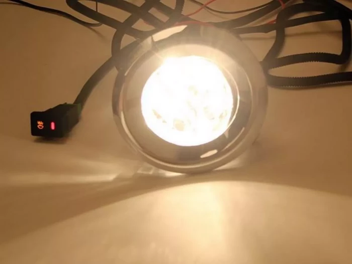 Противотуманки Toyota LC J150 Prado IV (14-17) - с хром рамками 3