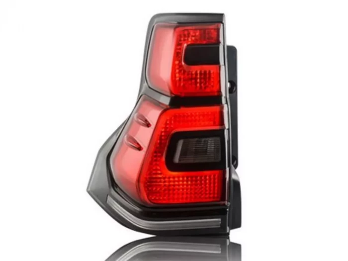 Фонари задние Toyota LC J150 Prado IV (18+) - LED красно-чёрные 3