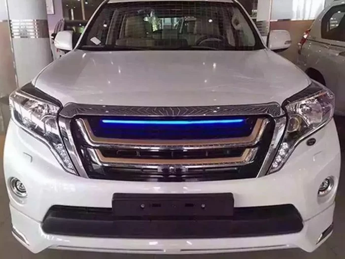 Решётка Toyota LC J150 Prado IV (14-17) - LED Modellista стиль 2