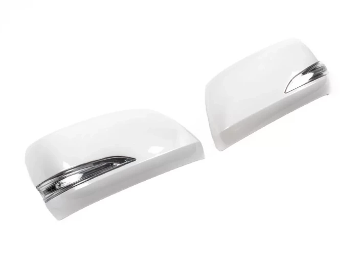 Крышки зеркал Lexus LX 570 (12-15) - белые с повторителями 2