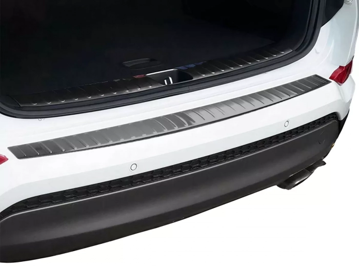 Накладка на задній бампер Hyundai Tucson III (TL; 16-18) - Omsa (чорна) 4