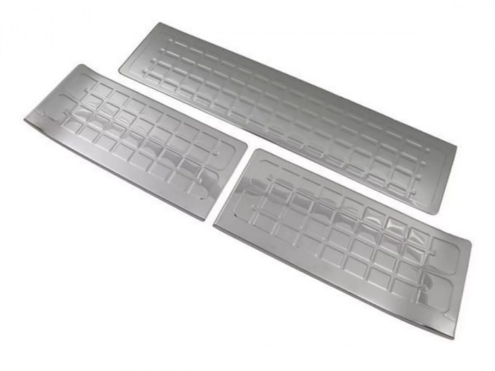 Накладки на пластиковые пороги Citroen Jumpy III (17-) - Omsa (3 шт) 1