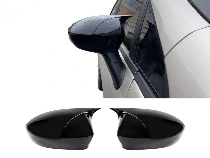 Накладки на зеркала Fiat 500 / 500L (07-20) - Bat стиль 1
