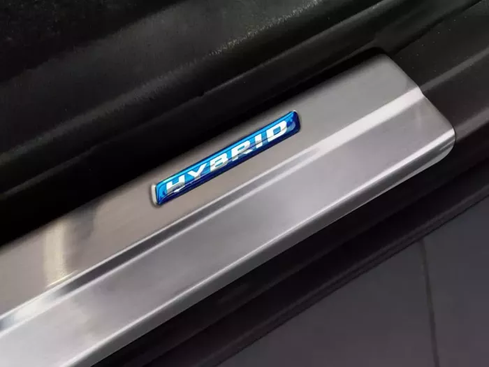Накладки на пороги Toyota Rav4 V (XA50; 19-) - Avisa (серебряные) 2