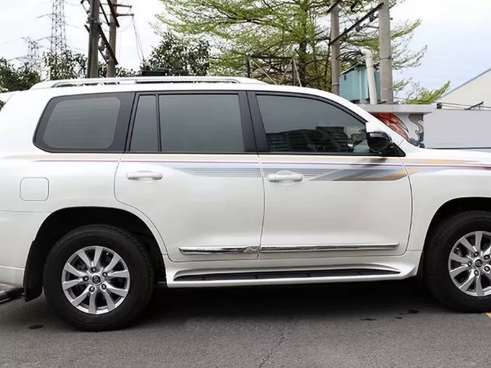 Молдинги дверные Toyota LC 200 (16-21) - хром 3