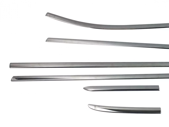 Хром нижние молдинги окон Ford Fiesta Mk8 (17-23) Htb 2