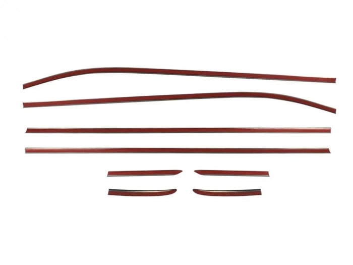 Хром нижние молдинги окон Ford Fiesta Mk8 (17-23) Htb 4