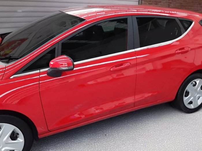 Хром нижние молдинги окон Ford Fiesta Mk8 (17-23) Htb 6