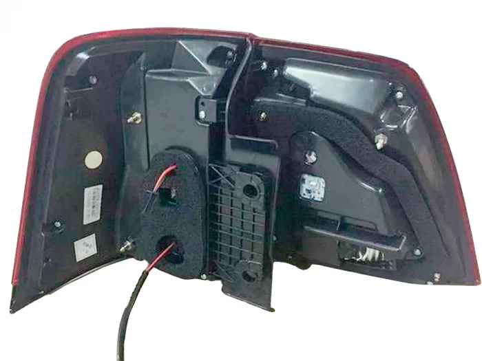 Фонари задние Toyota LC200 (07-15) - Lexus 2012 стиль чёрные 3