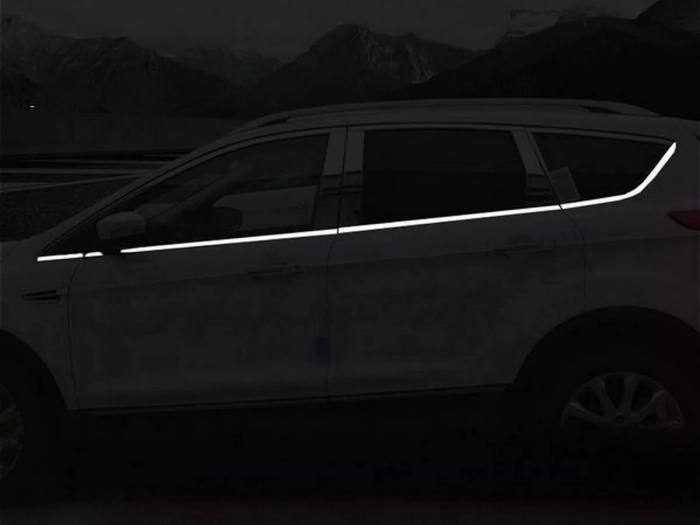 Хром нижние молдинги окон Ford Kuga II (13-19) 5