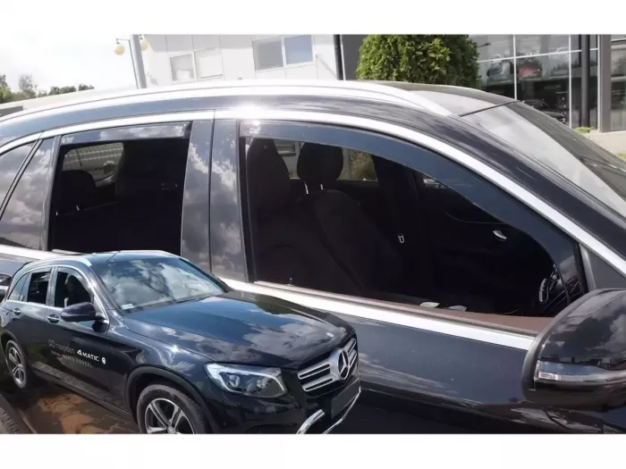 Дефлектори вікон Mercedes GLC X253 (15-22) - Heko (вставні) 3