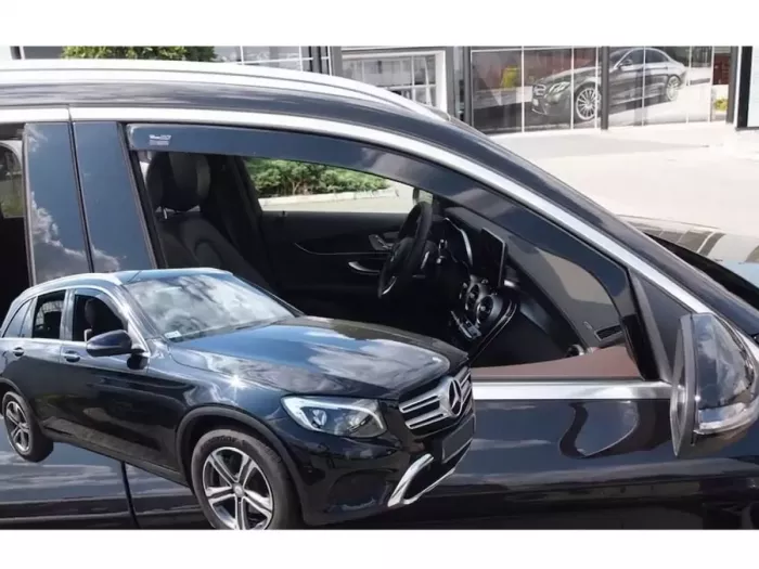 Дефлектори вікон Mercedes GLC X253 (15-22) - Heko (вставні) 4