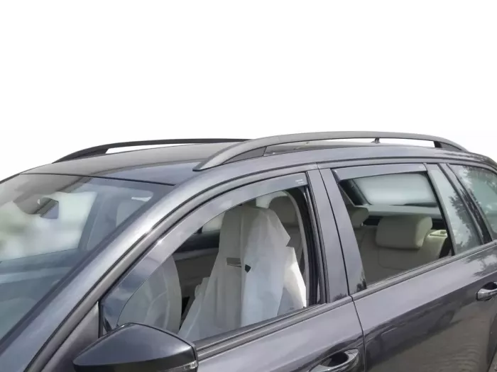 Дефлекторы окон Skoda Octavia II (A5; 05-13) Универсал - Heko (вставные) 4
