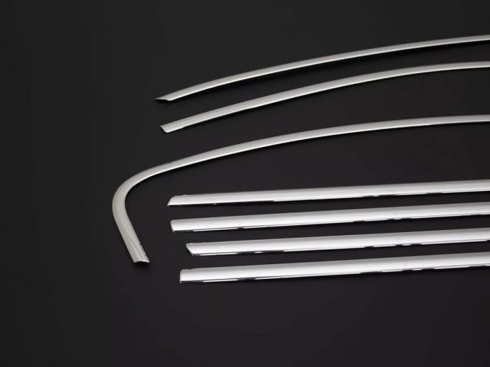 Хром повні молдинги вікон VW Passat B8 (15-22) Sedan 3