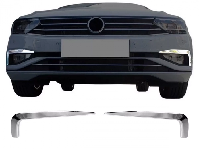Хром накладки на противотуманки VW Passat B8.5 (19-22) - Carmos 1