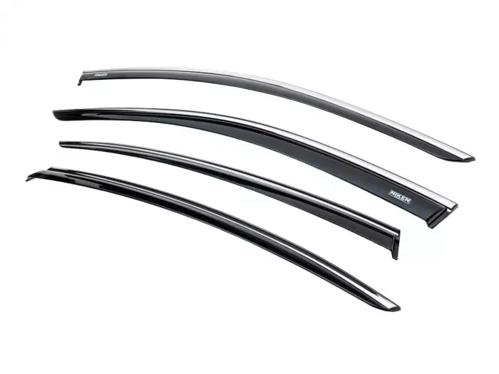 Дефлекторы окон VW Passat B8 (3G; 15-22) Sedan - Niken (с хром молдингом) 3