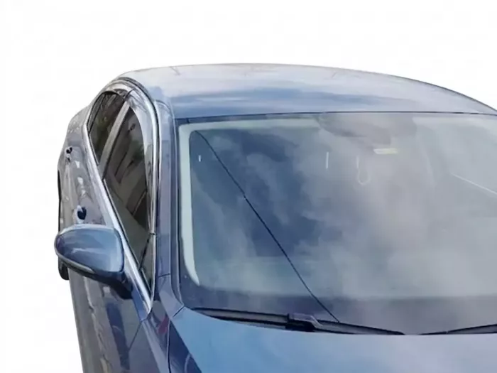 Дефлекторы окон VW Passat B8 (3G; 15-22) Sedan - Niken (с хром молдингом) 6