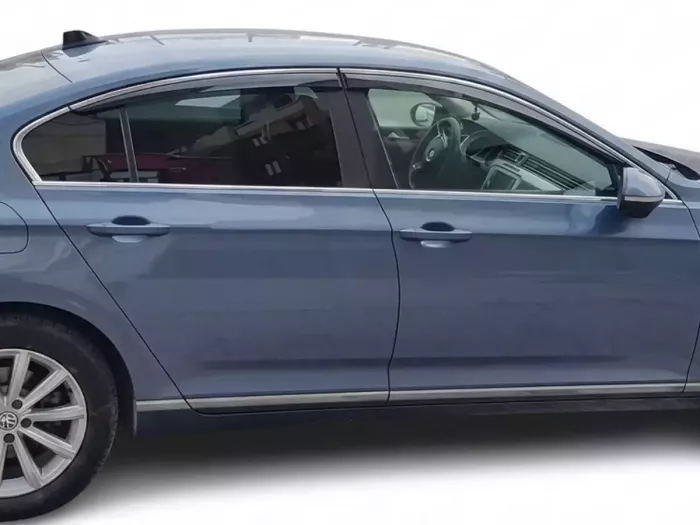 Дефлекторы окон VW Passat B8 (3G; 15-22) Sedan - Niken (с хром молдингом) 7