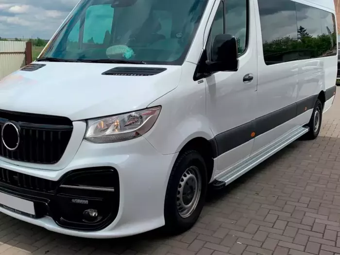 Пороги боковые Mercedes Sprinter W907 (19-) - Maya Grey 6