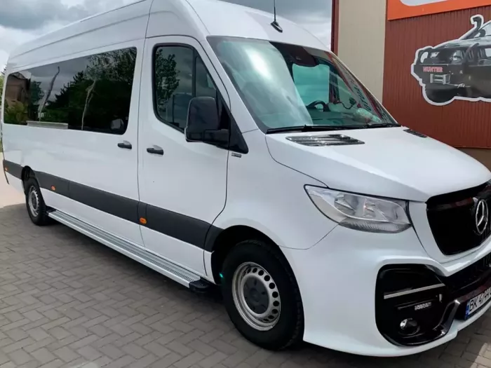Пороги боковые Mercedes Sprinter W907 (19-) - Maya Grey 8
