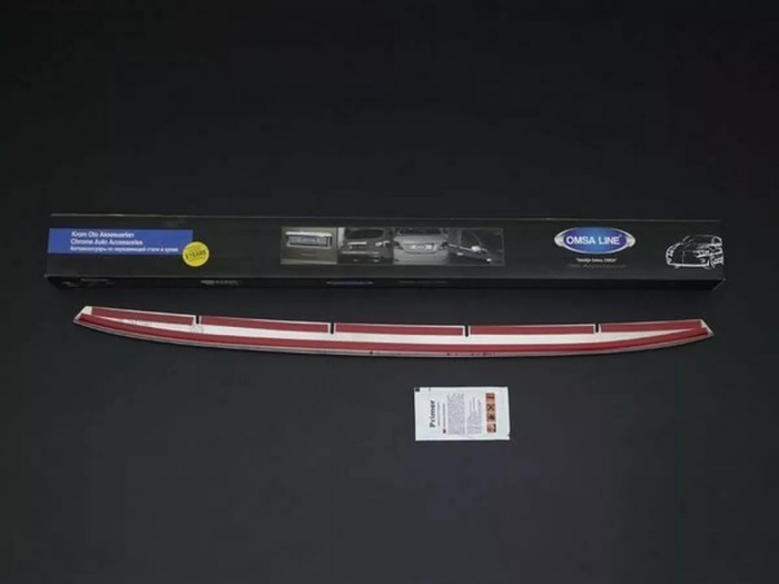 Хром накладка на передній бампер Fiat 500X (15-18) 4