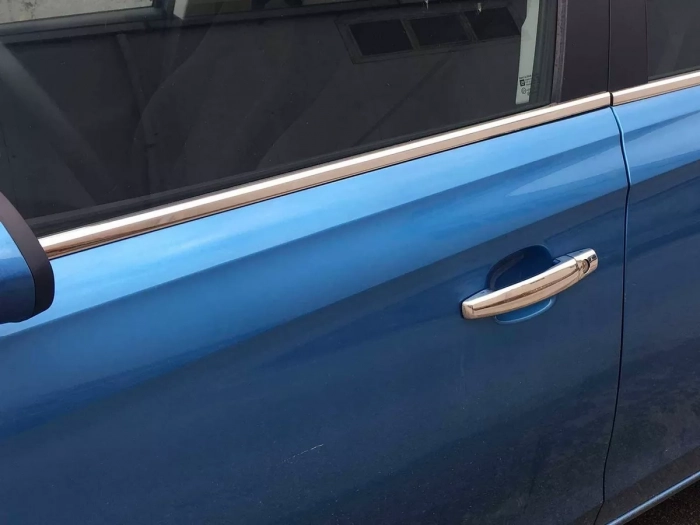 Хром накладки на ручки Opel Corsa E (14-19) 3