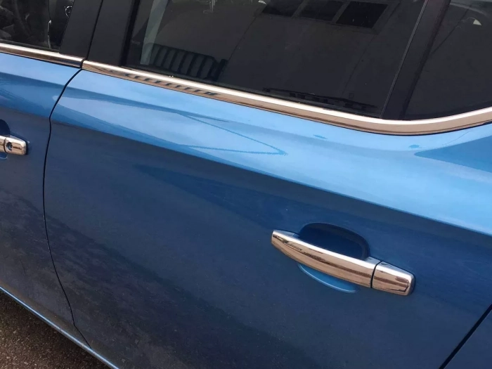 Хром накладки на ручки Opel Corsa E (14-19) 4