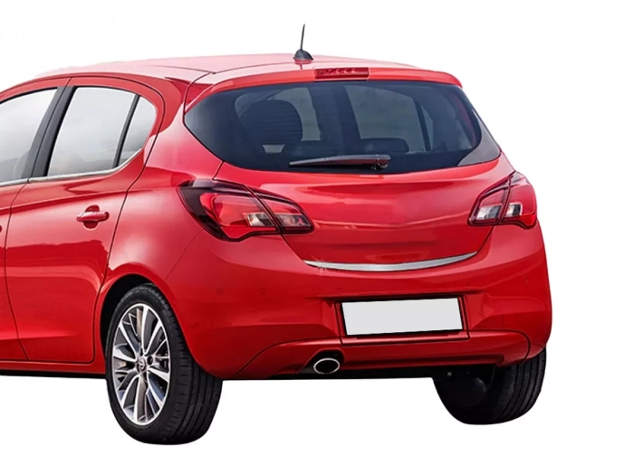 Хром на кромку багажника Opel Corsa E (14-19) 5D Htb 4