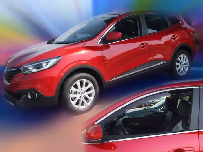 Дефлектори вікон Renault Kadjar (15-22) - Heko (вставні) 4