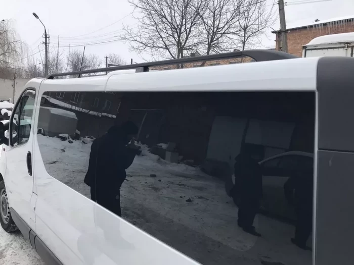 Рейлинги Opel Vivaro A (01-14) - чёрные 7