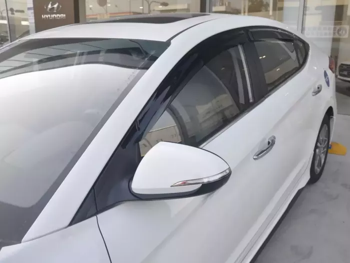 Дефлекторы окон Hyundai Elantra VI (AD; 16-20) Sd - Hic (накладные) 4