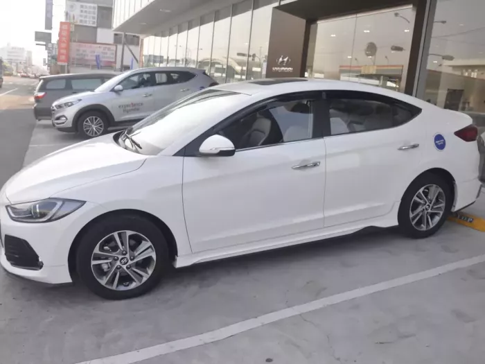 Дефлекторы окон Hyundai Elantra VI (AD; 16-20) Sd - Hic (накладные) 5
