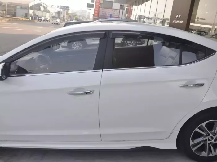 Дефлекторы окон Hyundai Elantra VI (AD; 16-20) Sd - Hic (накладные) 6