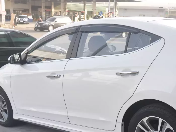 Дефлекторы окон Hyundai Elantra VI (AD; 16-20) Sd - Hic (накладные) 7