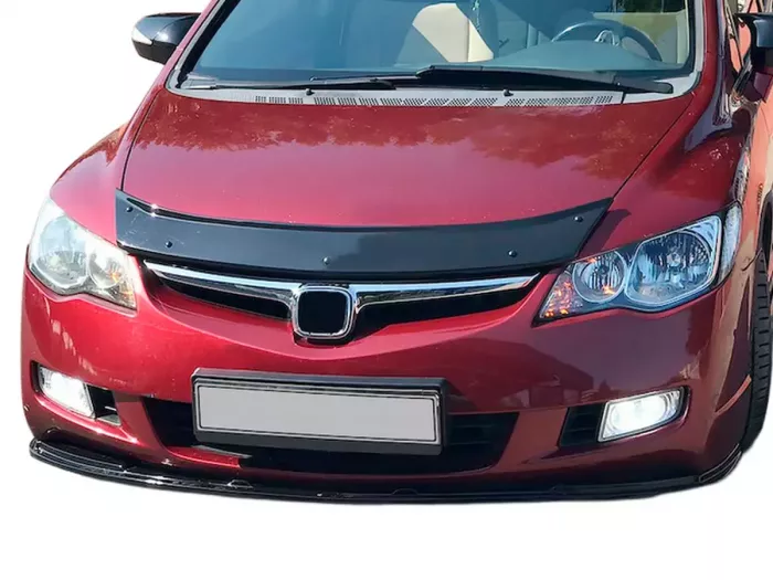 Спліттер переднього бампера Honda Civic VIII (06-12) Sedan - ABS 7