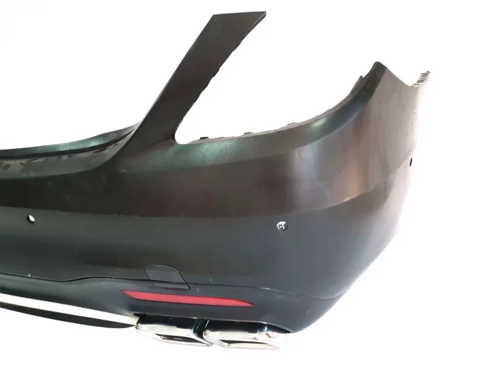 Бампер задний Mercedes S W222 (18-20) – S63 AMG (с насадками) 2