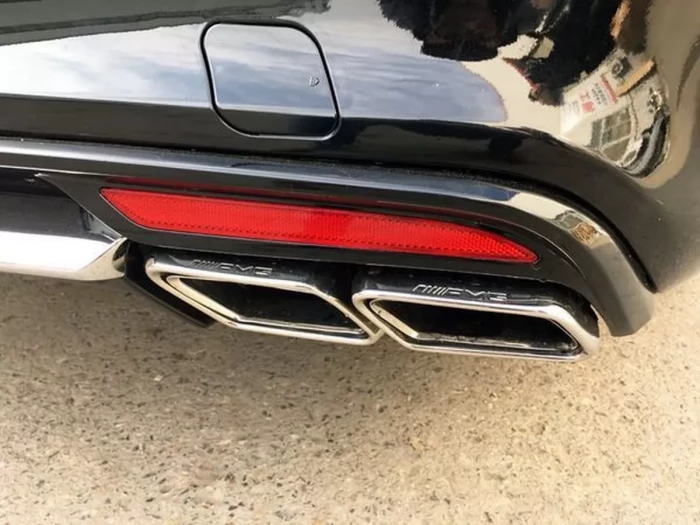 Насадки на глушитель Mercedes S W222 (14-20) - S63 AMG стиль 2