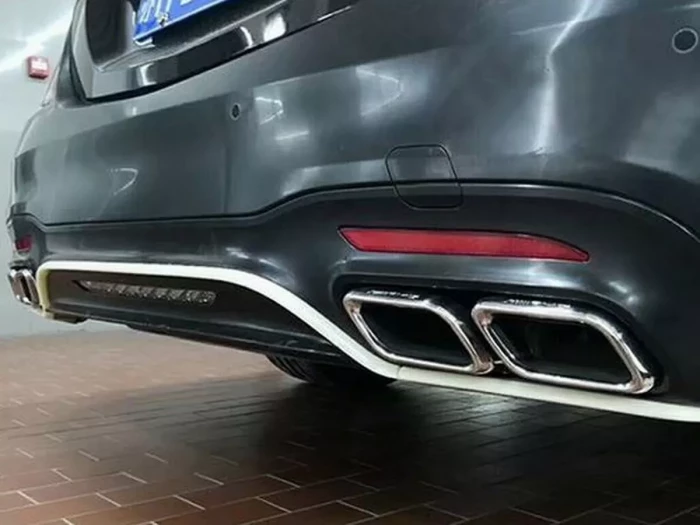 Насадки на глушитель Mercedes S W222 (14-20) - S63 AMG стиль 3