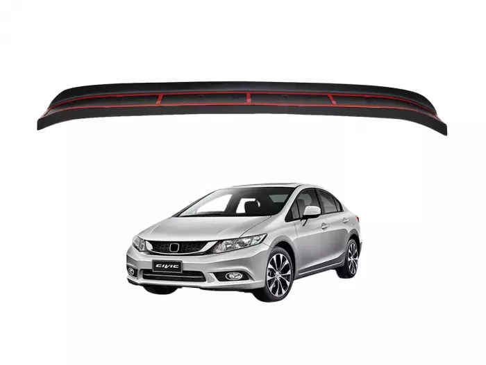 Накладка на задній бампер Honda Civic 9 (12-15) Sedan - ABS 4