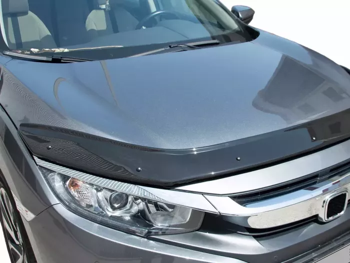 Дефлектор капота Honda Civic X (16-21) - Cappafe 7